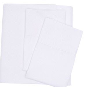 Modernist King 4 Piece Solid Sheet Set (Light Grey)